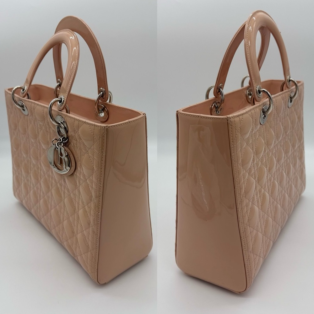 Authentic Christian Dior Large Lady Dior tote - Picture 4 of 16